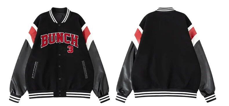 UNISEX VARSITY DERİ CEKET